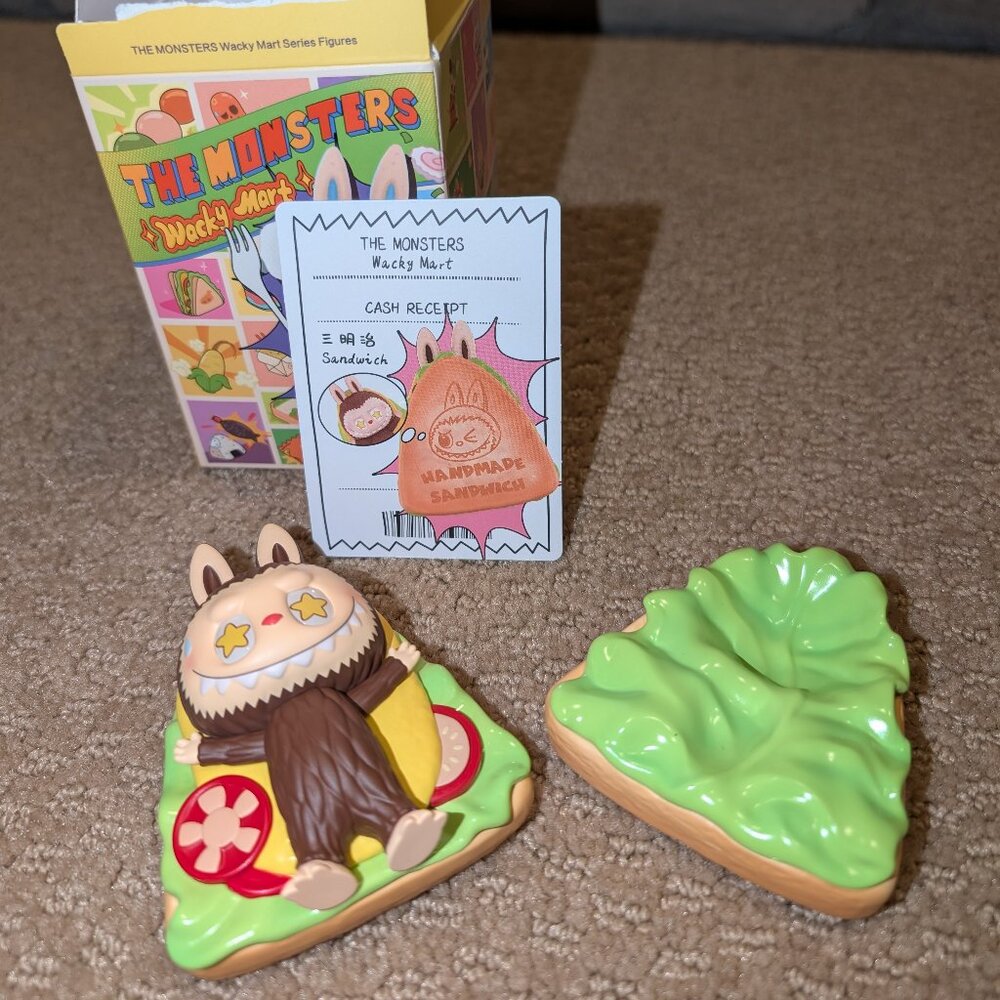 UNBOXED Authentic POPMART Labubu Monsters Wacky Mart Series Figures Blind Box